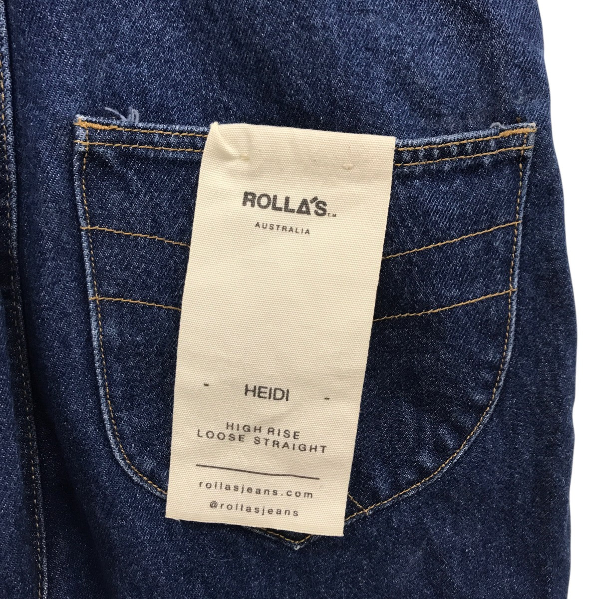 ROLLA’S デニムオーバーオール 古着・中古-7枚目のアイテム画像
