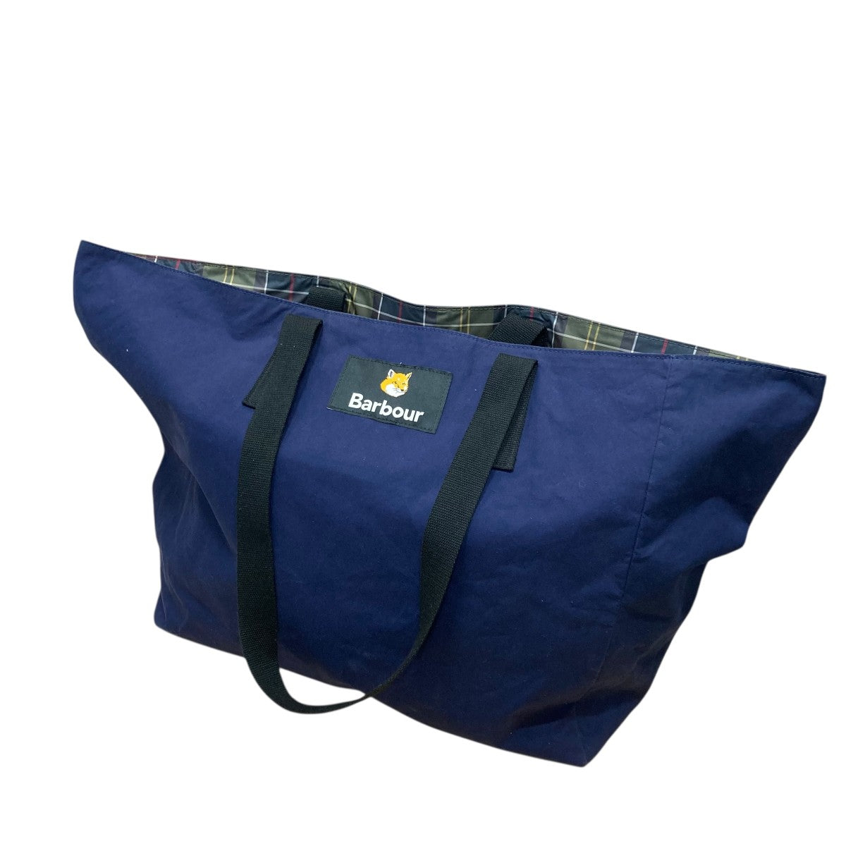 Barbour×MAISON KITSUNE トートバッグ 古着・中古-1枚目のアイテム画像