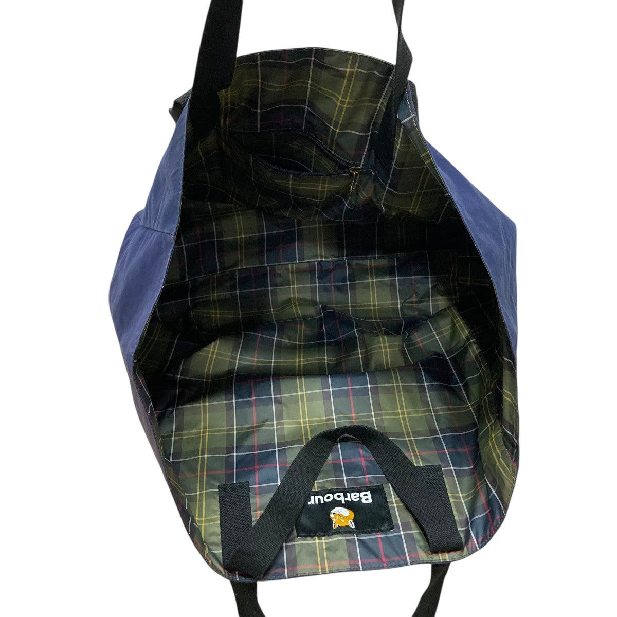 Barbour×MAISON KITSUNE トートバッグ 古着・中古-6枚目のアイテム画像
