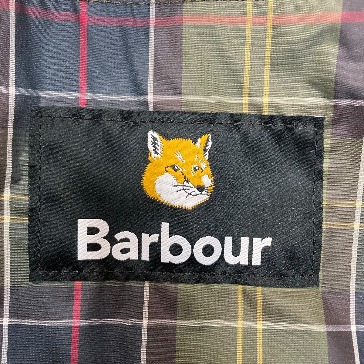 Barbour×MAISON KITSUNE トートバッグ 古着・中古-8枚目のアイテム画像
