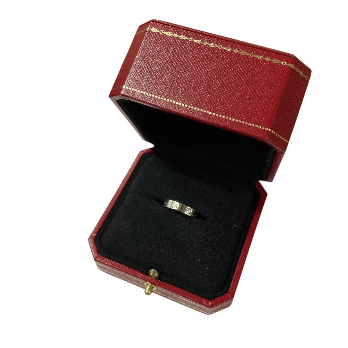 Cartier スモールダイヤ入りラブリング 古着・中古-1枚目のアイテム画像