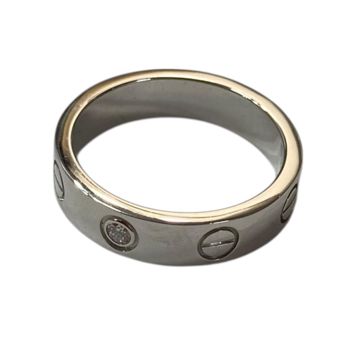 Cartier スモールダイヤ入りラブリング 古着・中古-2枚目のアイテム画像