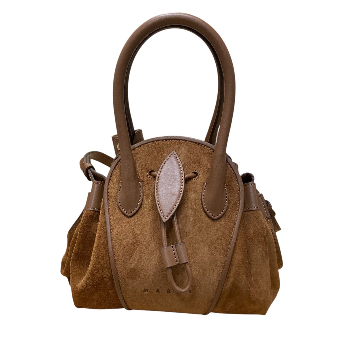 MARNI チューリペアスウェードレザーバッグ 古着・中古-2枚目のアイテム画像