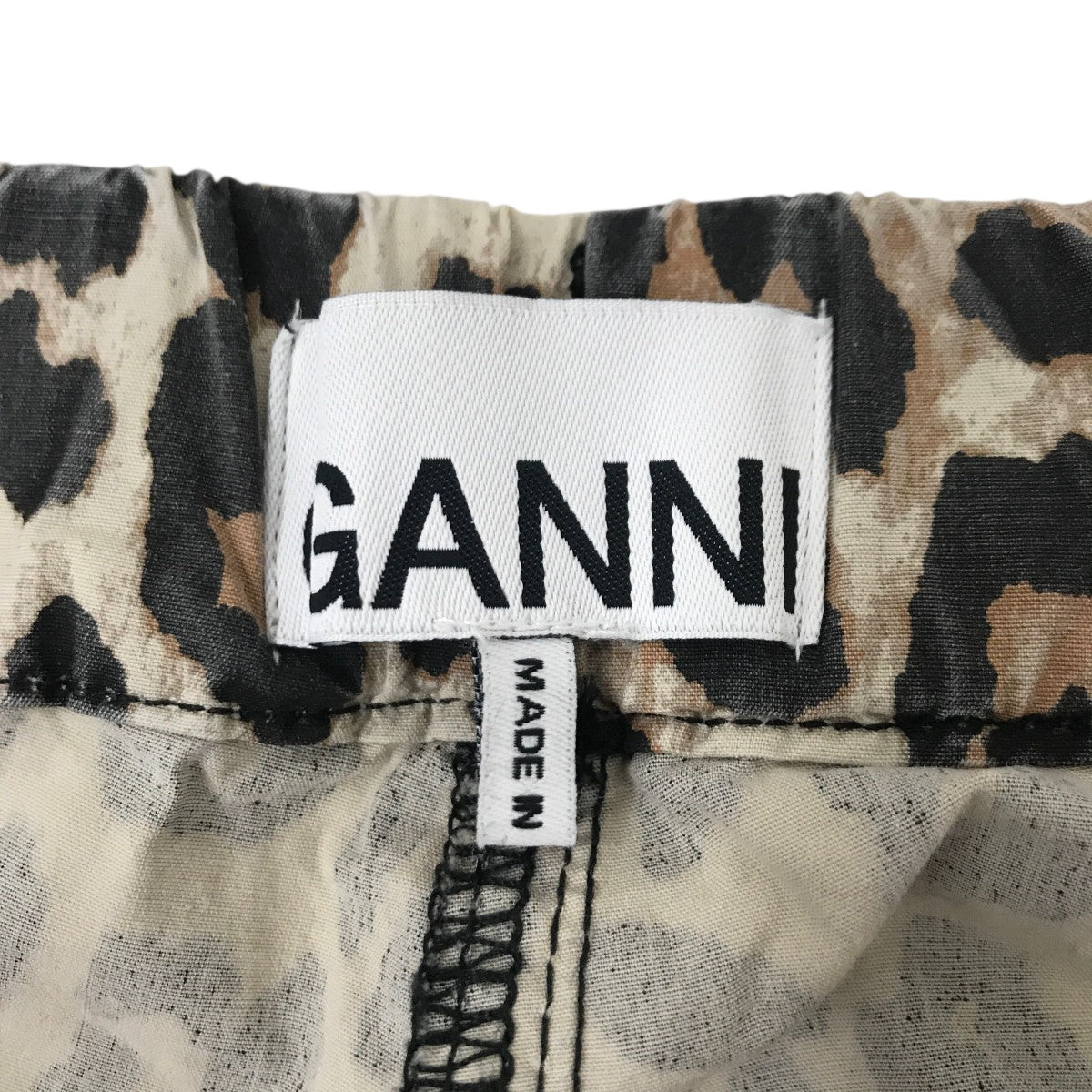 Ganni(ガニー) レオパードパンツF9356-25SS4 F9356-25SS4 レオパード