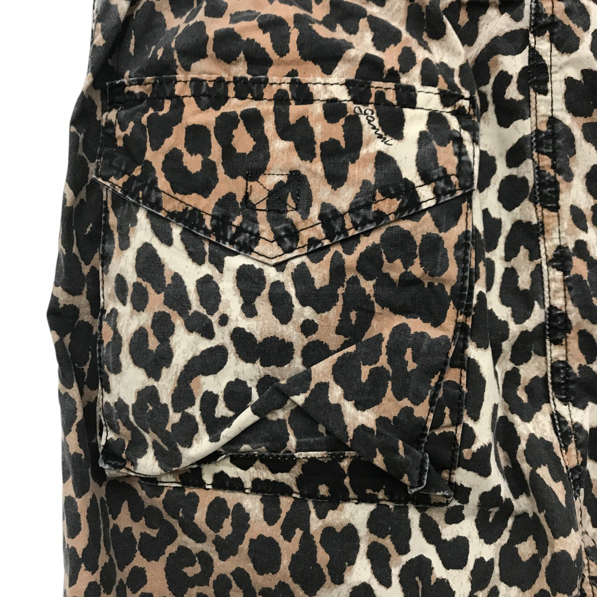 Ganni(ガニー) レオパードパンツF9356-25SS4 F9356-25SS4 レオパード