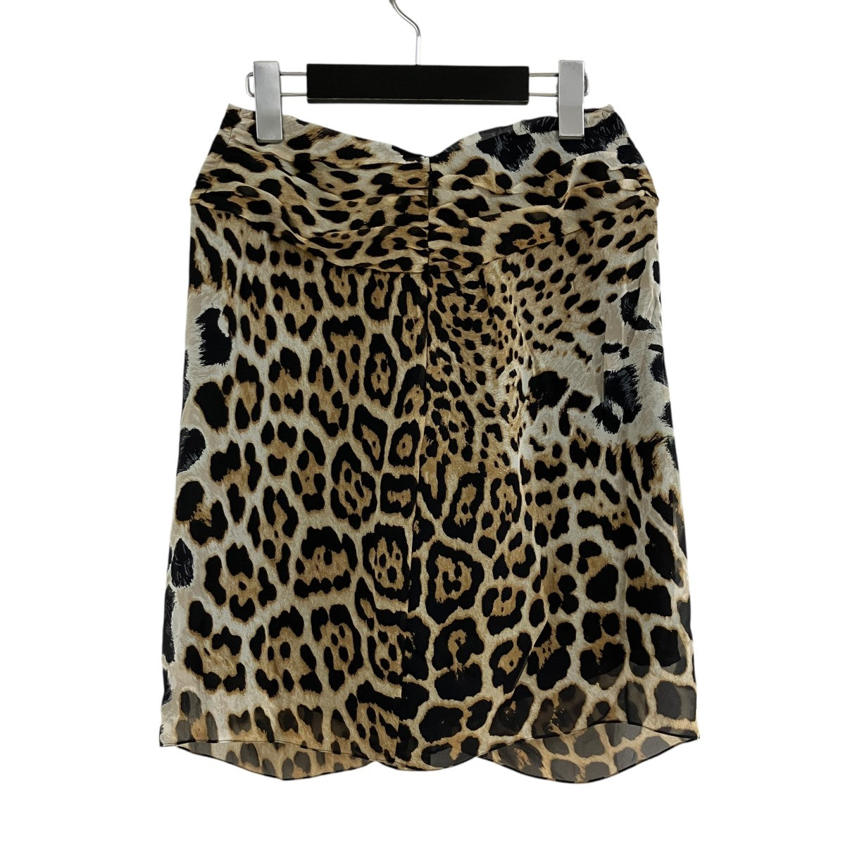 Saint Laurent Paris レオパードスカート 古着・中古-3枚目のアイテム画像