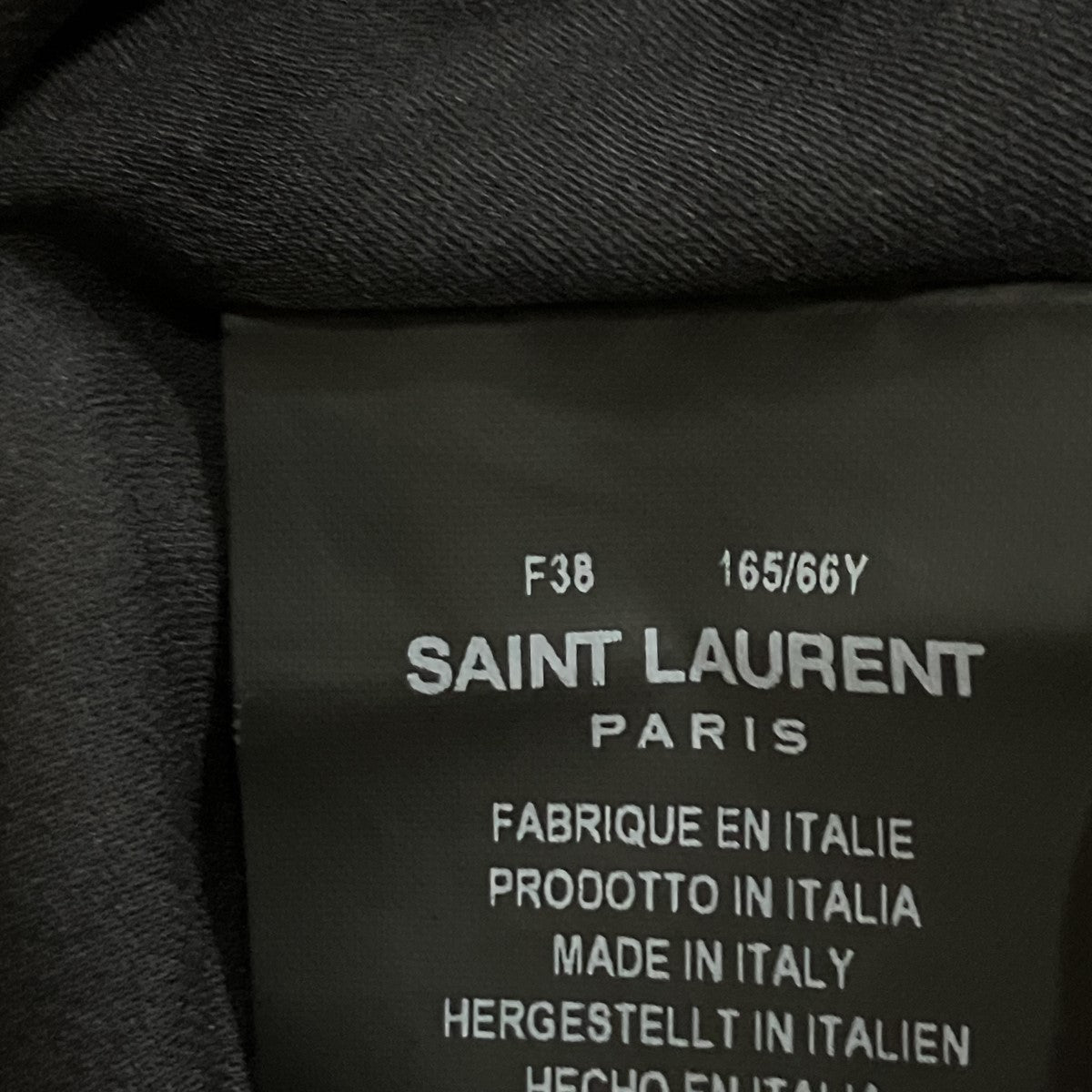 Saint Laurent Paris レオパードスカート 古着・中古-5枚目のアイテム画像