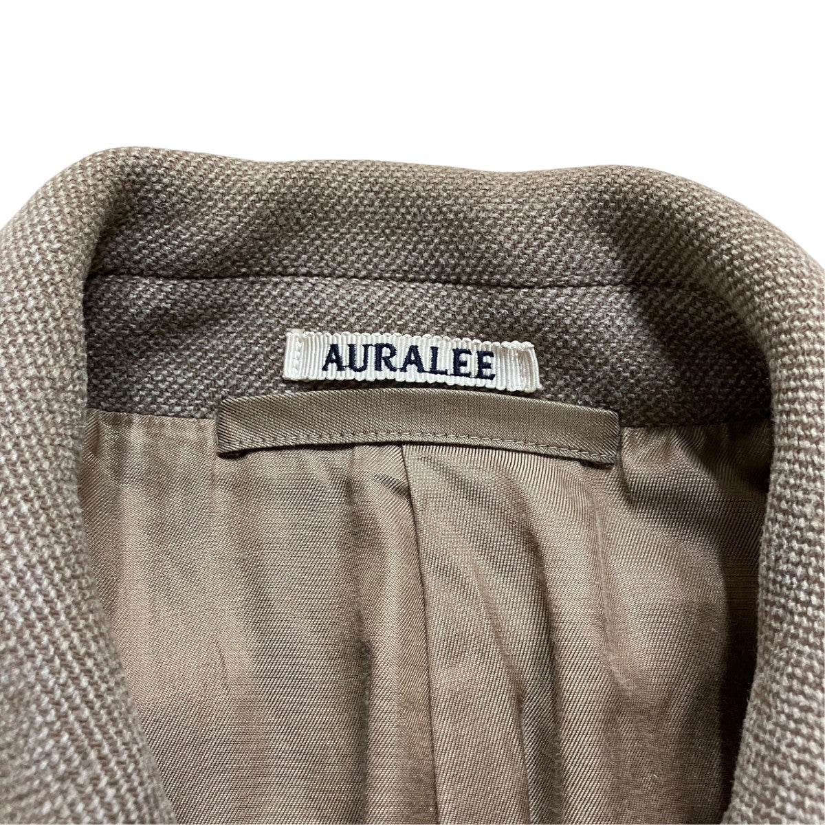 AURALEE ウールチェスターコート 古着・中古-5枚目のアイテム画像