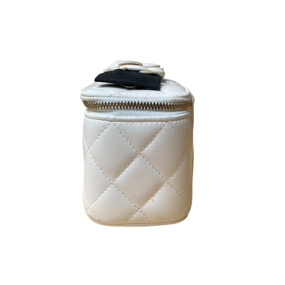 CHANEL ラムスキン カメリアバニティバッグ 古着・中古-3枚目のアイテム画像