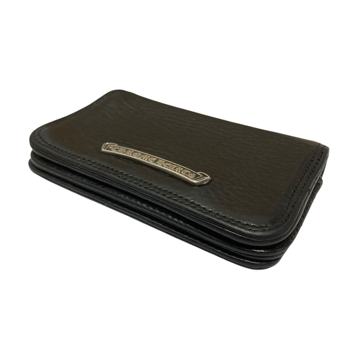 CHROME HEARTS グロメットレザーカードケース 古着・中古-3枚目のアイテム画像