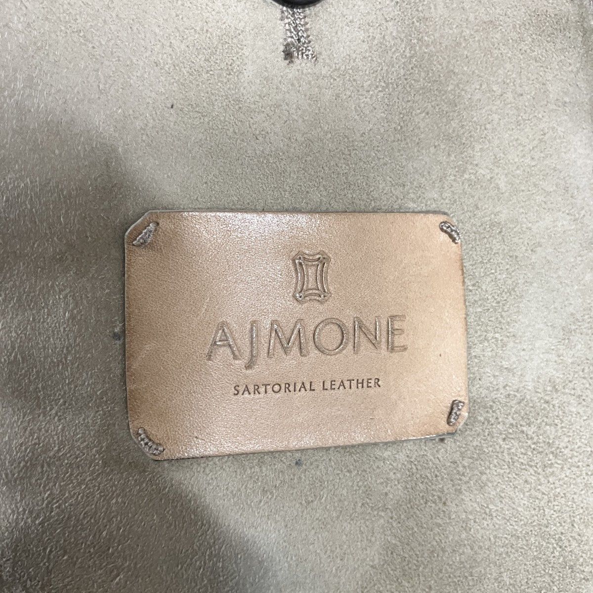 ajmone ボアレザージャケット 古着・中古-5枚目のアイテム画像