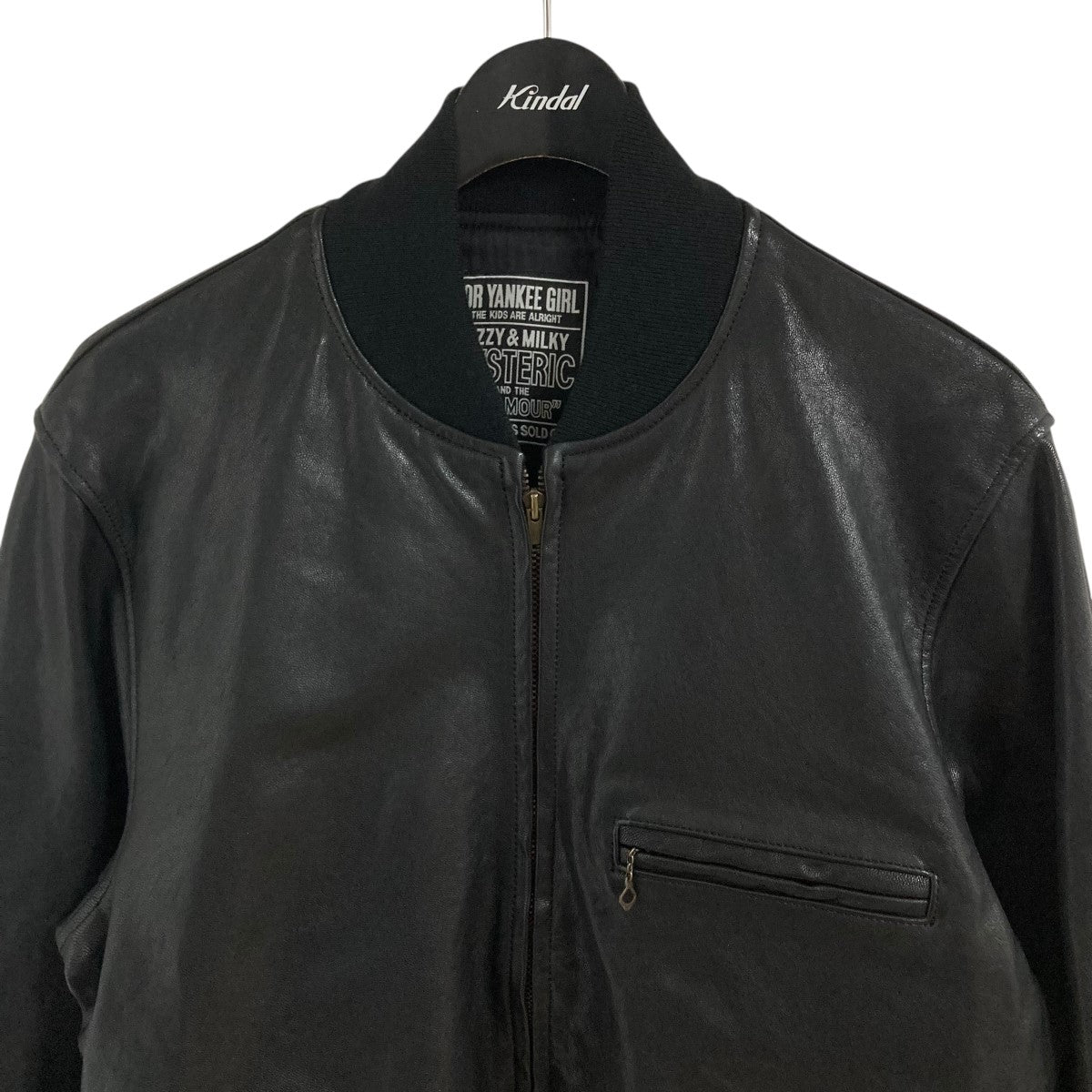 HYSTERIC GLAMOUR ブラックジャケット Sサイズ Hysteric Glamour(ヒステリックグラマー) ゴートレザージャケット