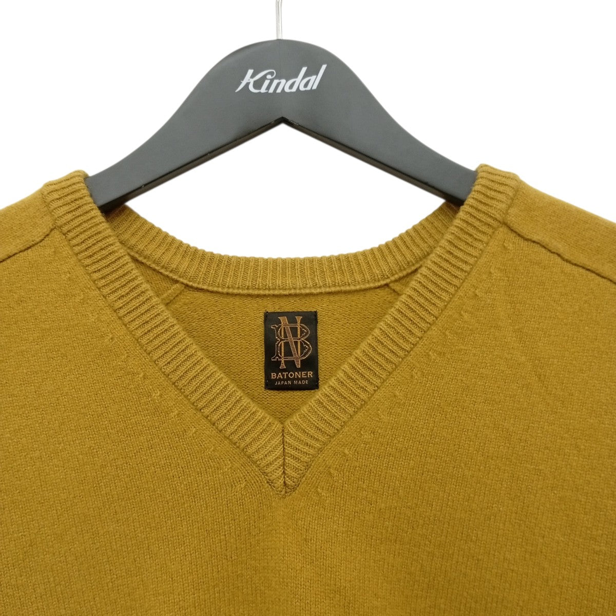 FLEECE WOOL V-NECKニットセーターBN-21FM-036