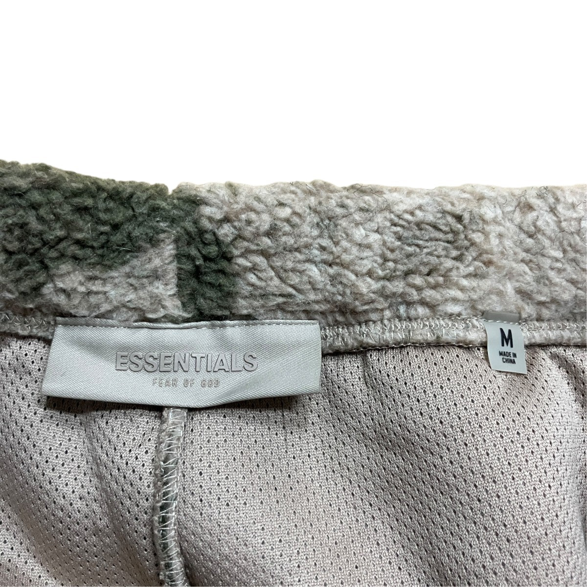 FOG ESSENTIALS カモ柄フリースパンツ 古着・中古-6枚目のアイテム画像