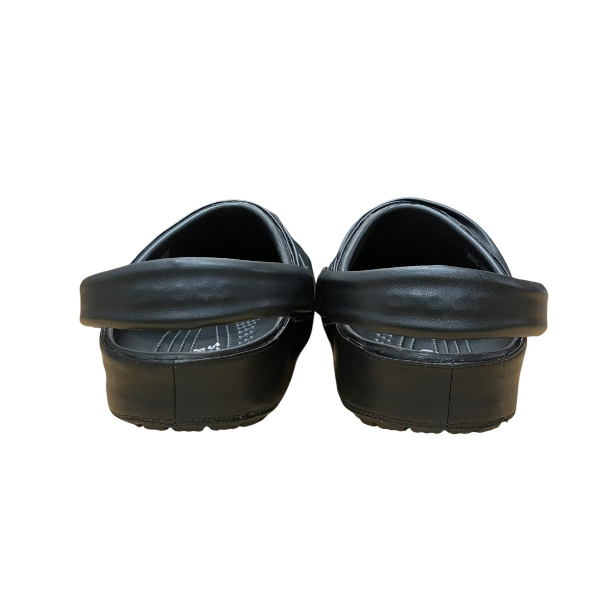 crocs×Jean Paul GAULTIER 25SS レザーサンダル 211767-001 ブラック