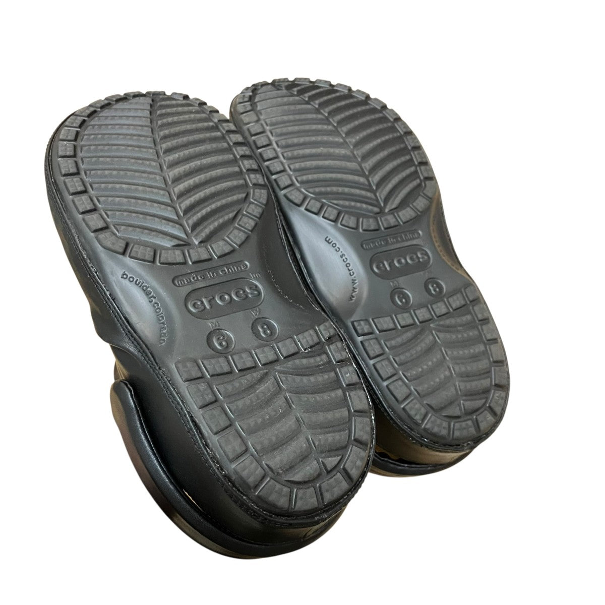 crocs×Jean Paul GAULTIER 25SS レザーサンダル 211767-001 ブラック