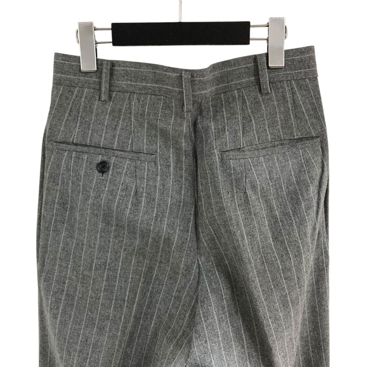 Yohji Yamamoto pour homme ストライプウールスラックス 古着・中古-5枚目のアイテム画像