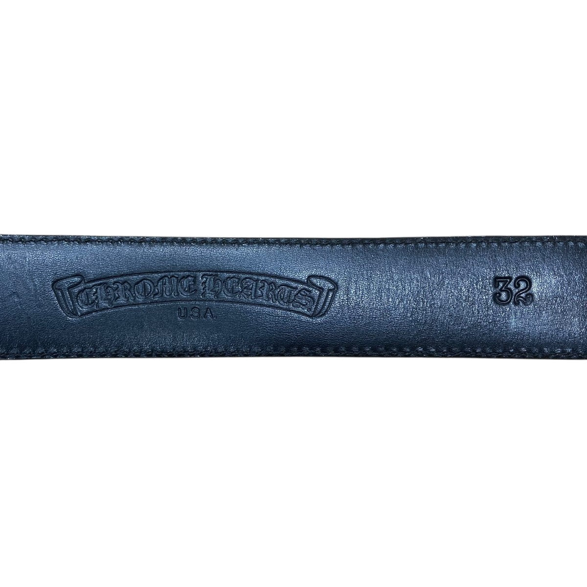CHROME HEARTS(クロムハーツ) レクタングルスクロールレザーベルト