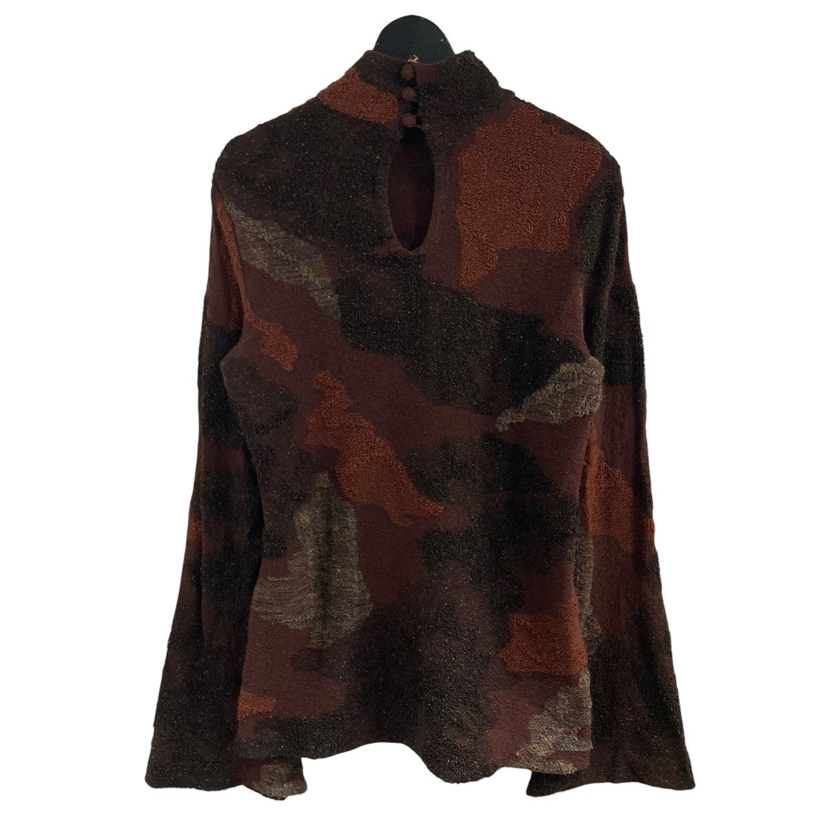 mame kurogouchi(マメクロゴウチ) パイルジャガードニットハイネック