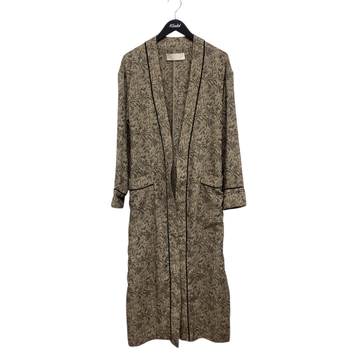 TODAYFUL ジャガードパイピングガウンコート11920004 Jacquard Piping Gown 古着・中古-1枚目のアイテム画像