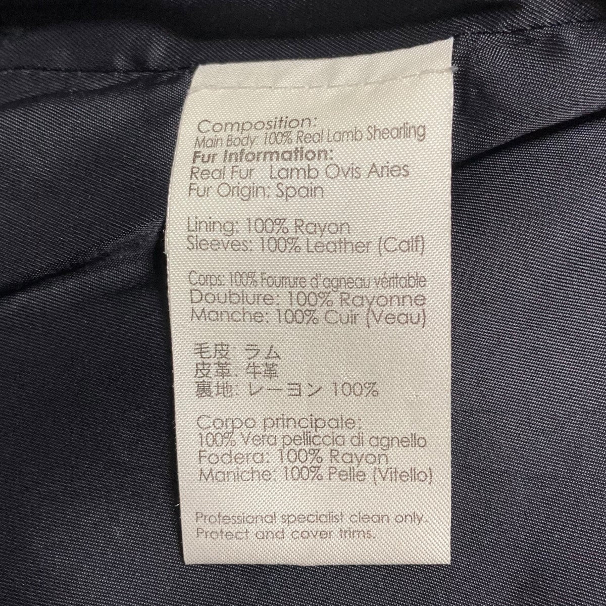 ボア レザー ジャケット