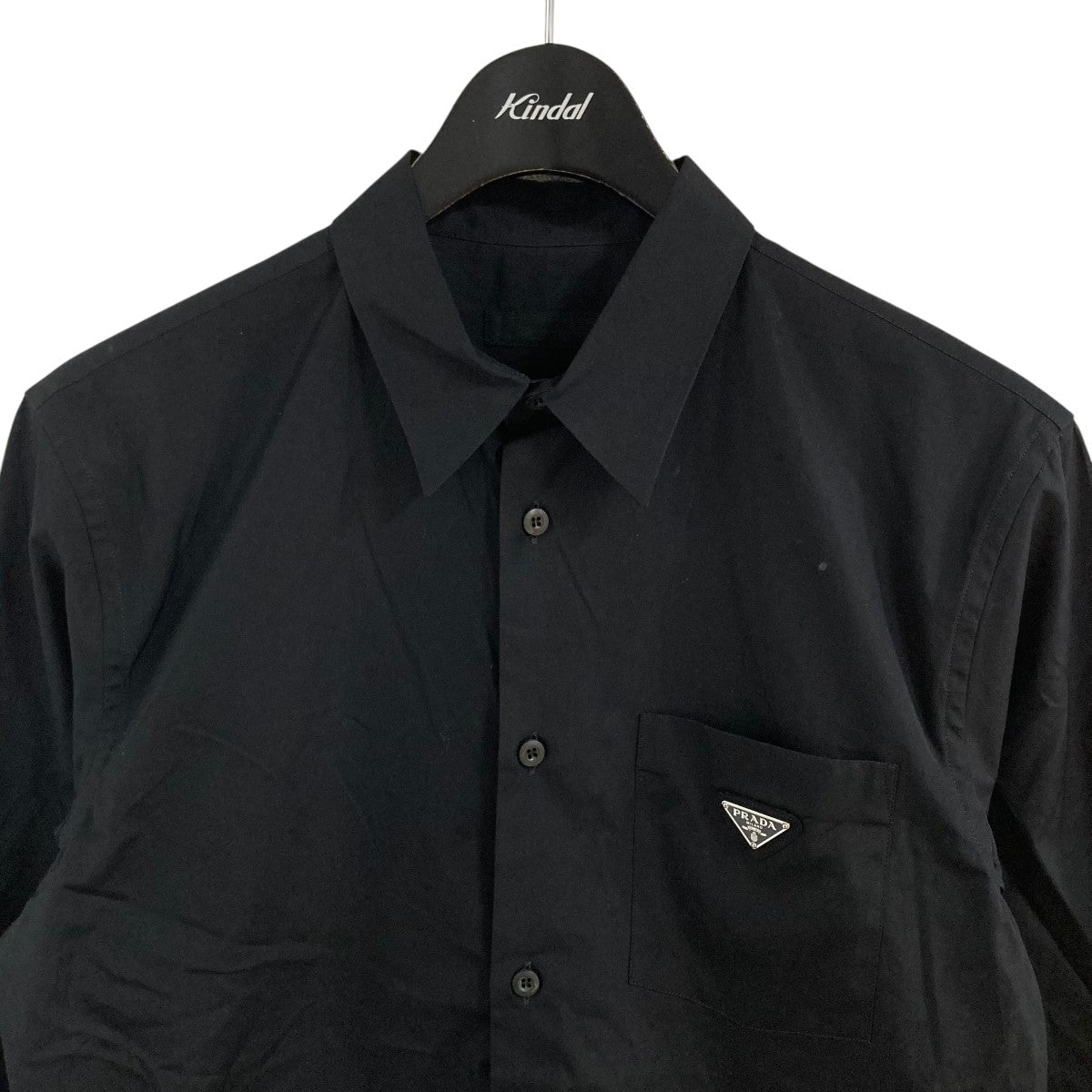 PRADA トライアングルロゴシャツ 古着・中古-2枚目のアイテム画像