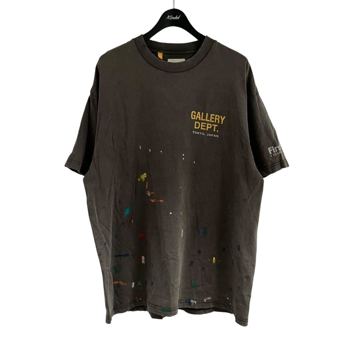GALLERY DEPT×Firsthand ヴィンテージ加工ロゴプリントTシャツ 213