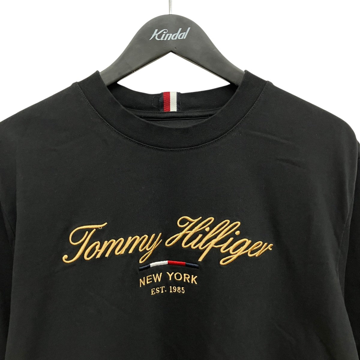 TOMMY HILFIGER アイコンスクリプトゴールドエンブロイドTシャツMW31372 古着・中古-5枚目のアイテム画像