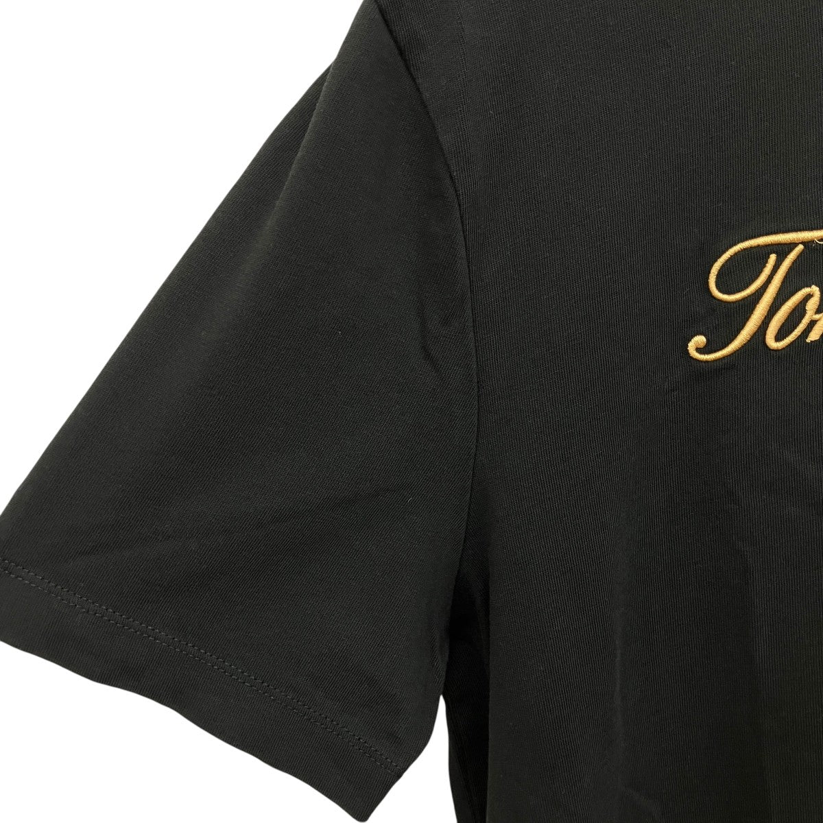 TOMMY HILFIGER アイコンスクリプトゴールドエンブロイドTシャツMW31372 古着・中古-6枚目のアイテム画像