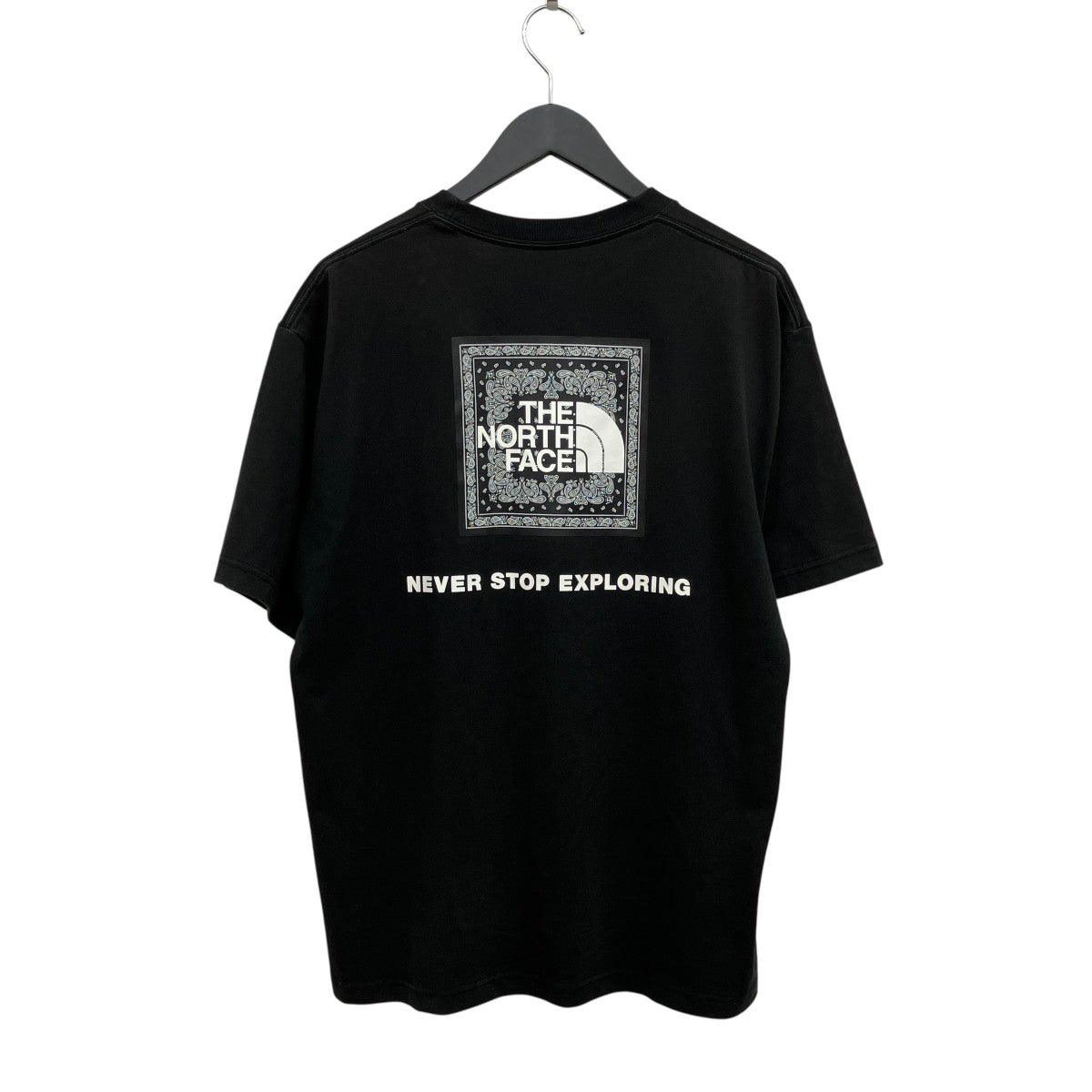 THE NORTH FACE バンダナスクエアロゴ半袖TシャツNT32349 古着・中古-2枚目のアイテム画像