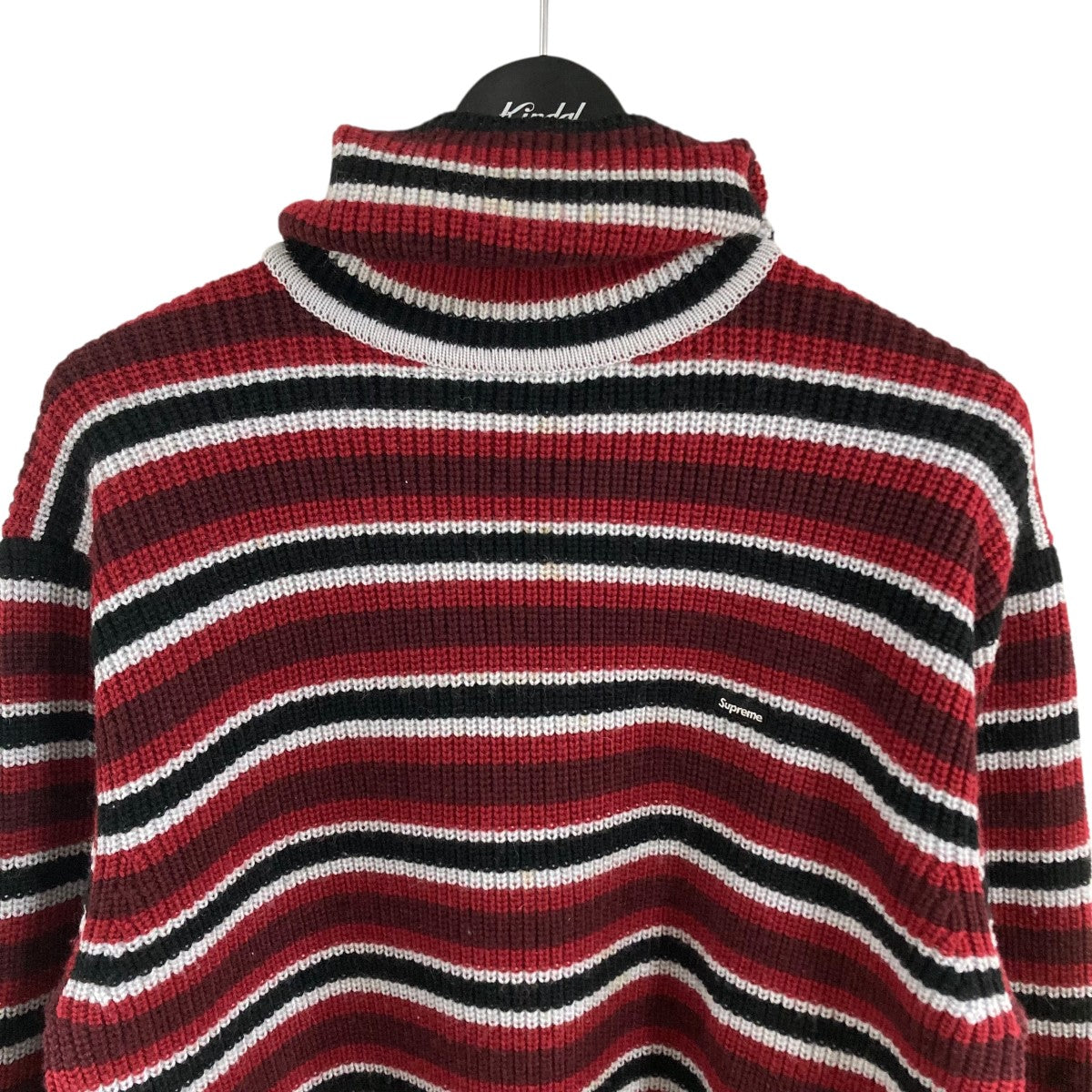 Supreme スモールボックスロゴバラクラバボーダーニットセーター 古着・中古-2枚目のアイテム画像