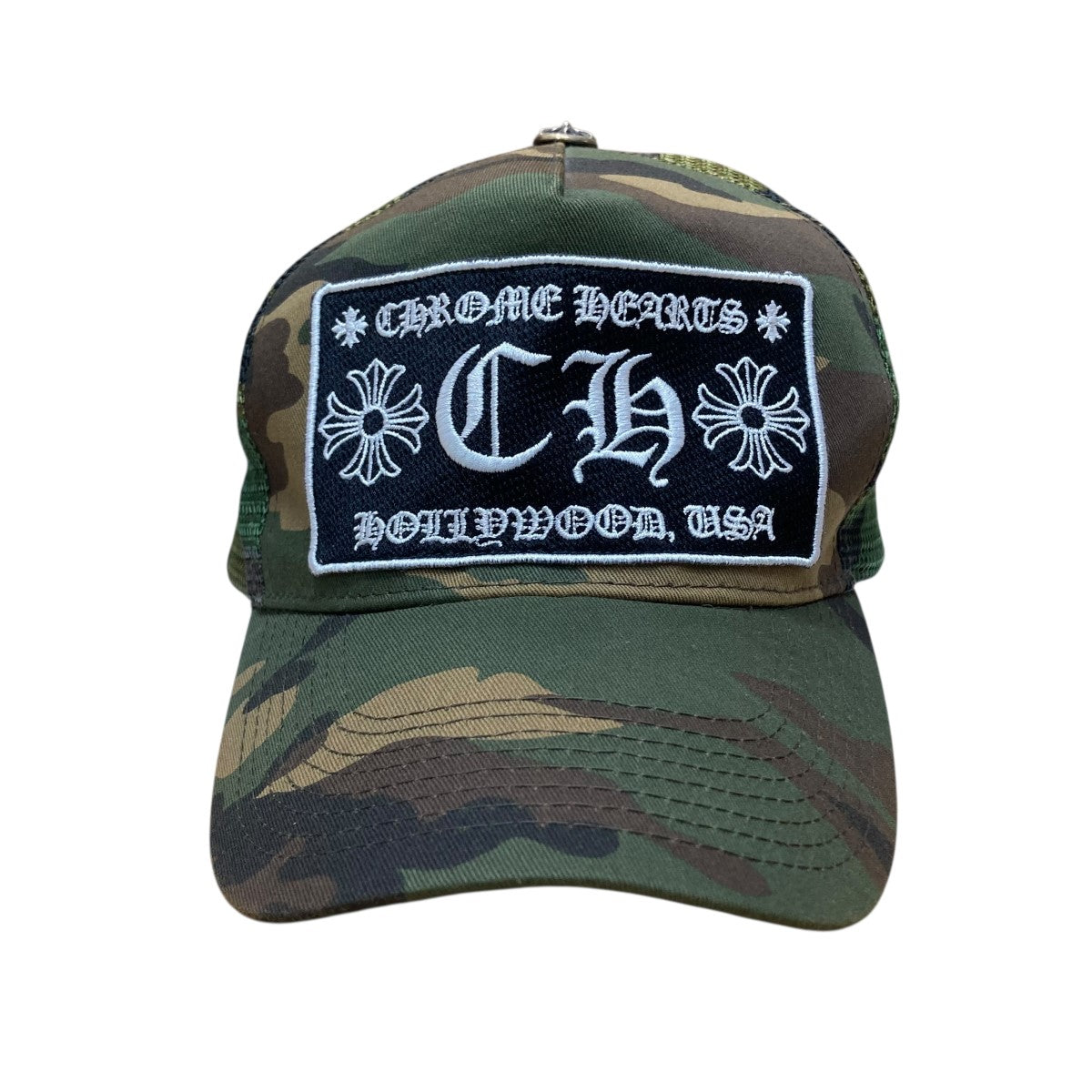 CHROME HEARTS カモ柄CHトラッカーキャップ 古着・中古-2枚目のアイテム画像