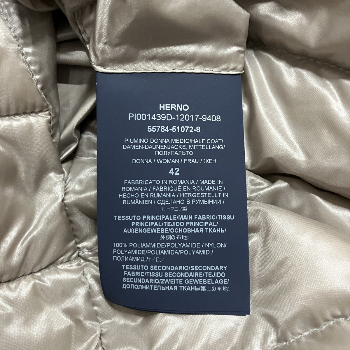 HERNO ダウンコート 古着・中古-6枚目のアイテム画像