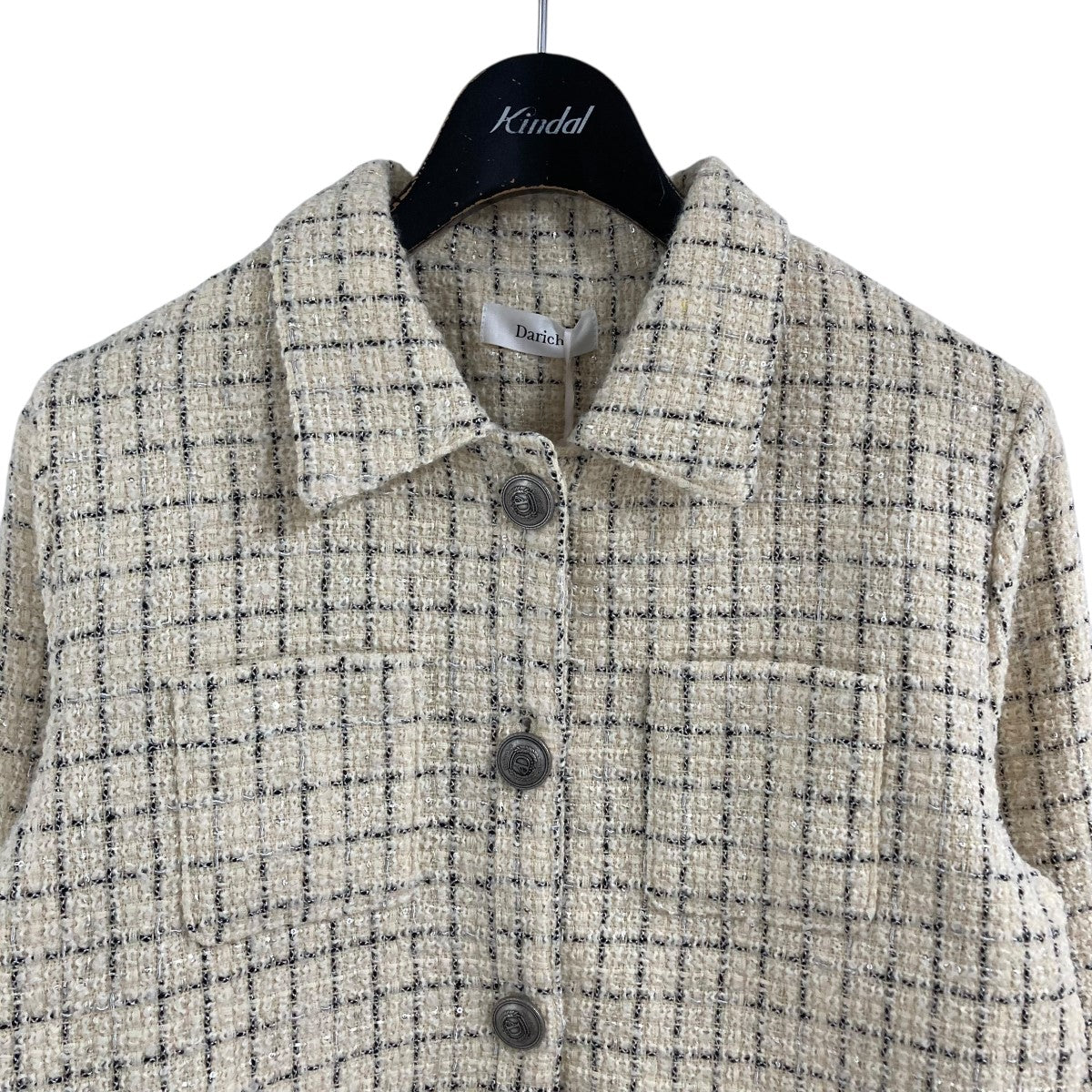 ツイードチェックショートジャケット