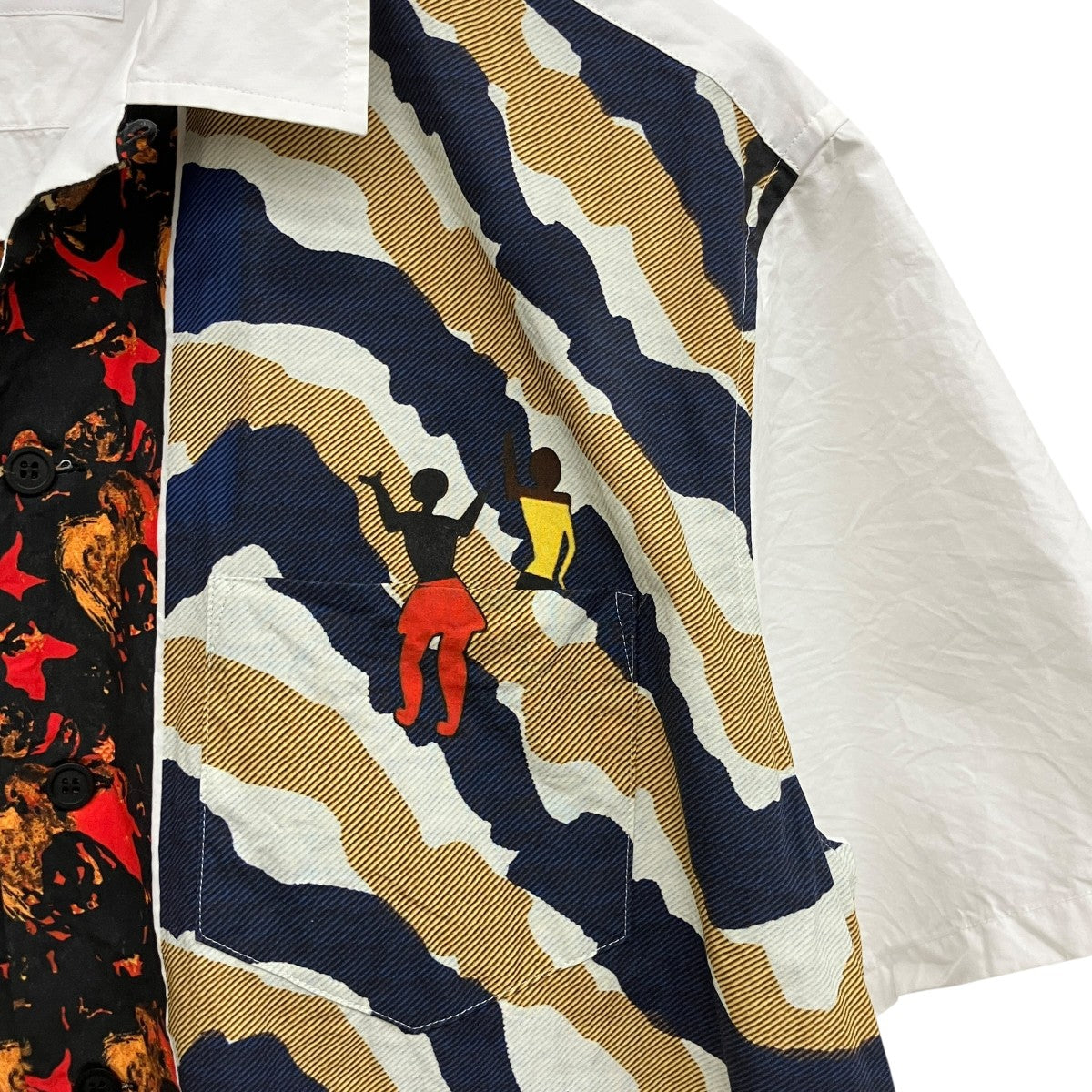 総柄半袖シャツTV01-FJ307