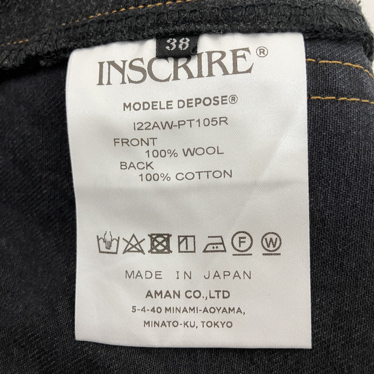 INSCRIRE 切替ストライプパンツI22AW-PT105R 古着・中古-5枚目のアイテム画像