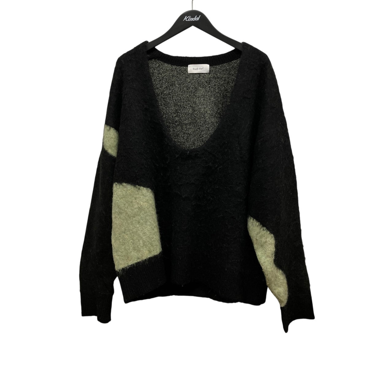 Uneck knit pulloverプルオーバーニット