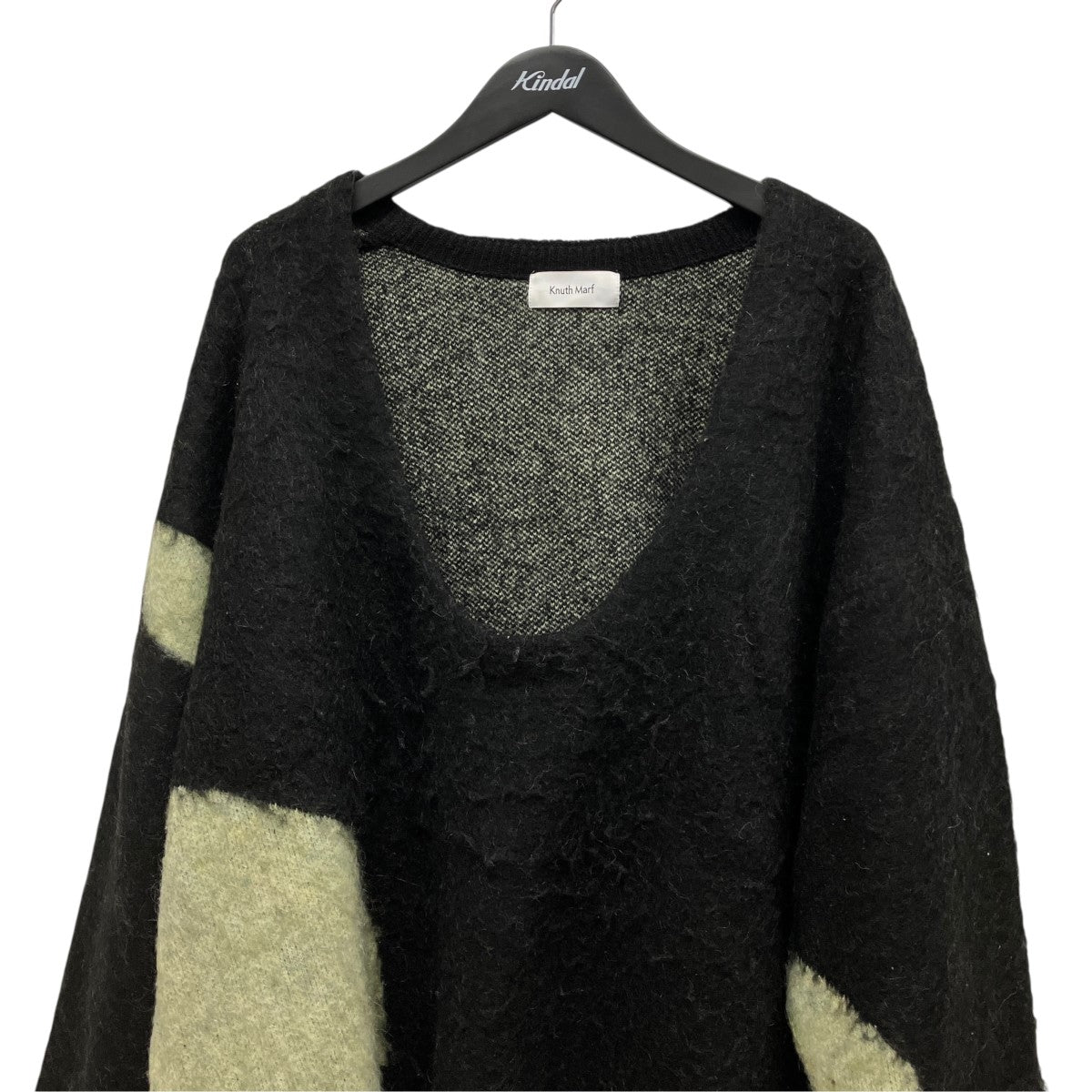 Uneck knit pulloverプルオーバーニット