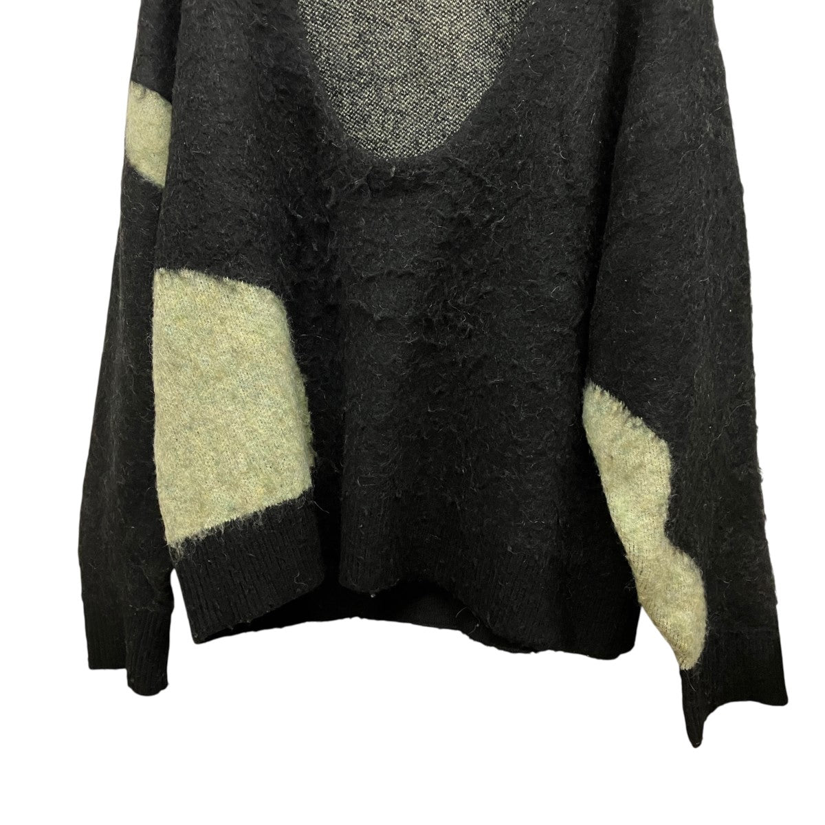 Uneck knit pulloverプルオーバーニット