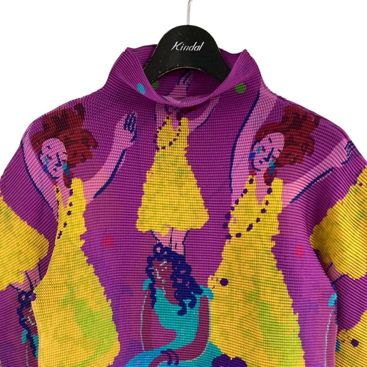 me ISSEY MIYAKE(ミーイッセイミヤケ) マルチカラーカットソー