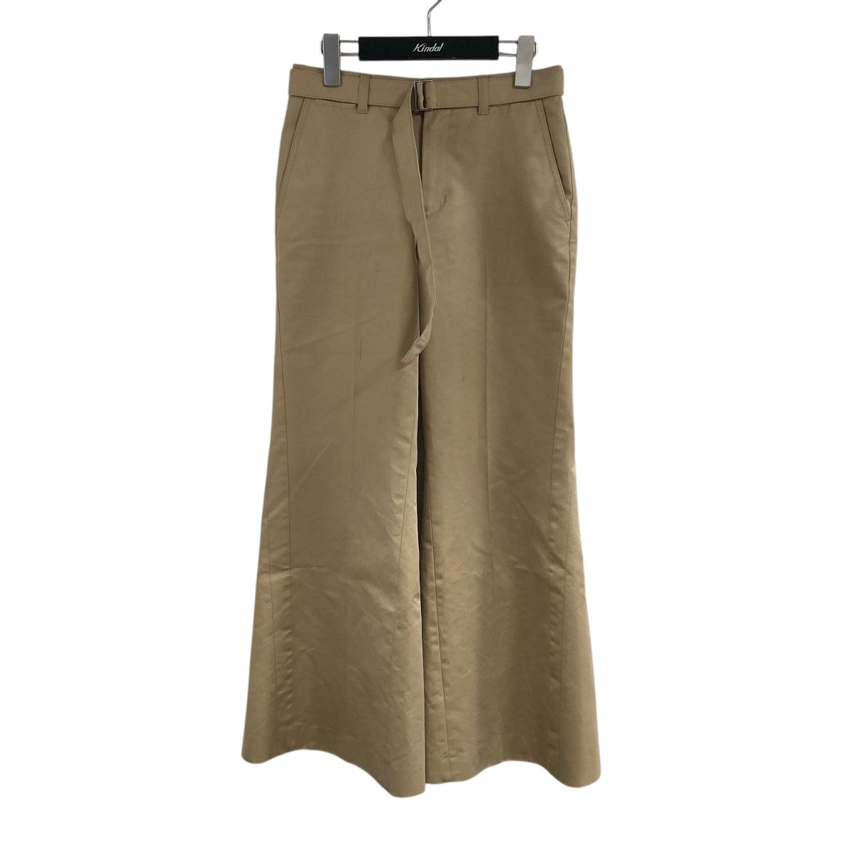 sacai ベルテッドフレアパンツ 古着・中古-1枚目のアイテム画像