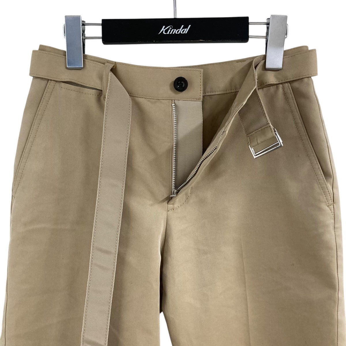 sacai ベルテッドフレアパンツ 古着・中古-3枚目のアイテム画像