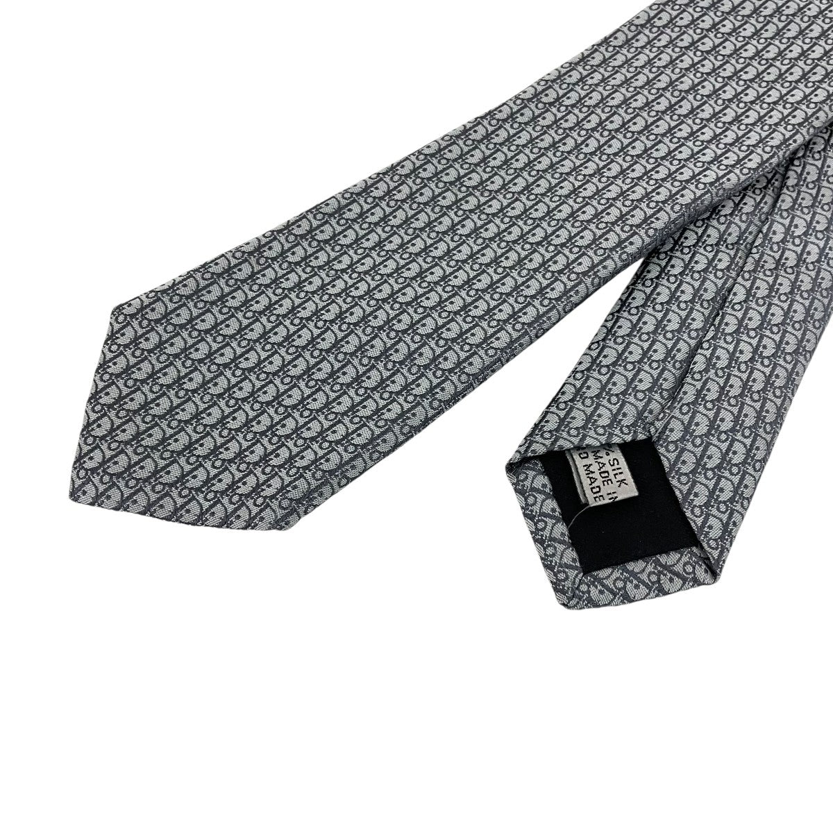 DIOR オブリークトロッター柄ネクタイ 古着・中古-2枚目のアイテム画像