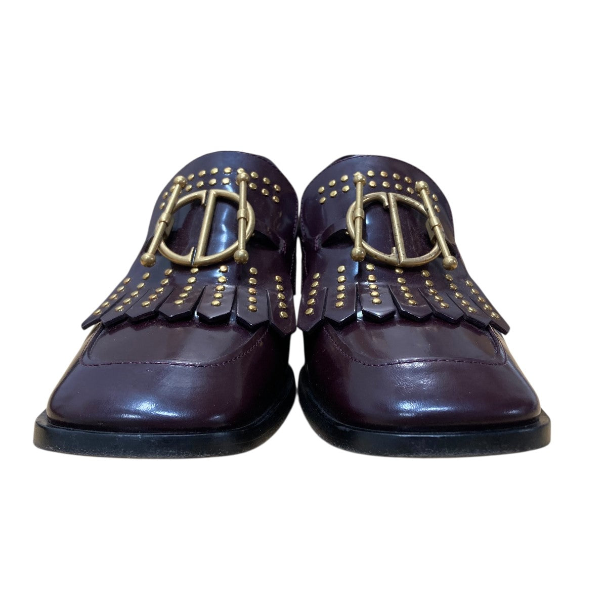 Christian Dior スタッズローファー 古着・中古-2枚目のアイテム画像