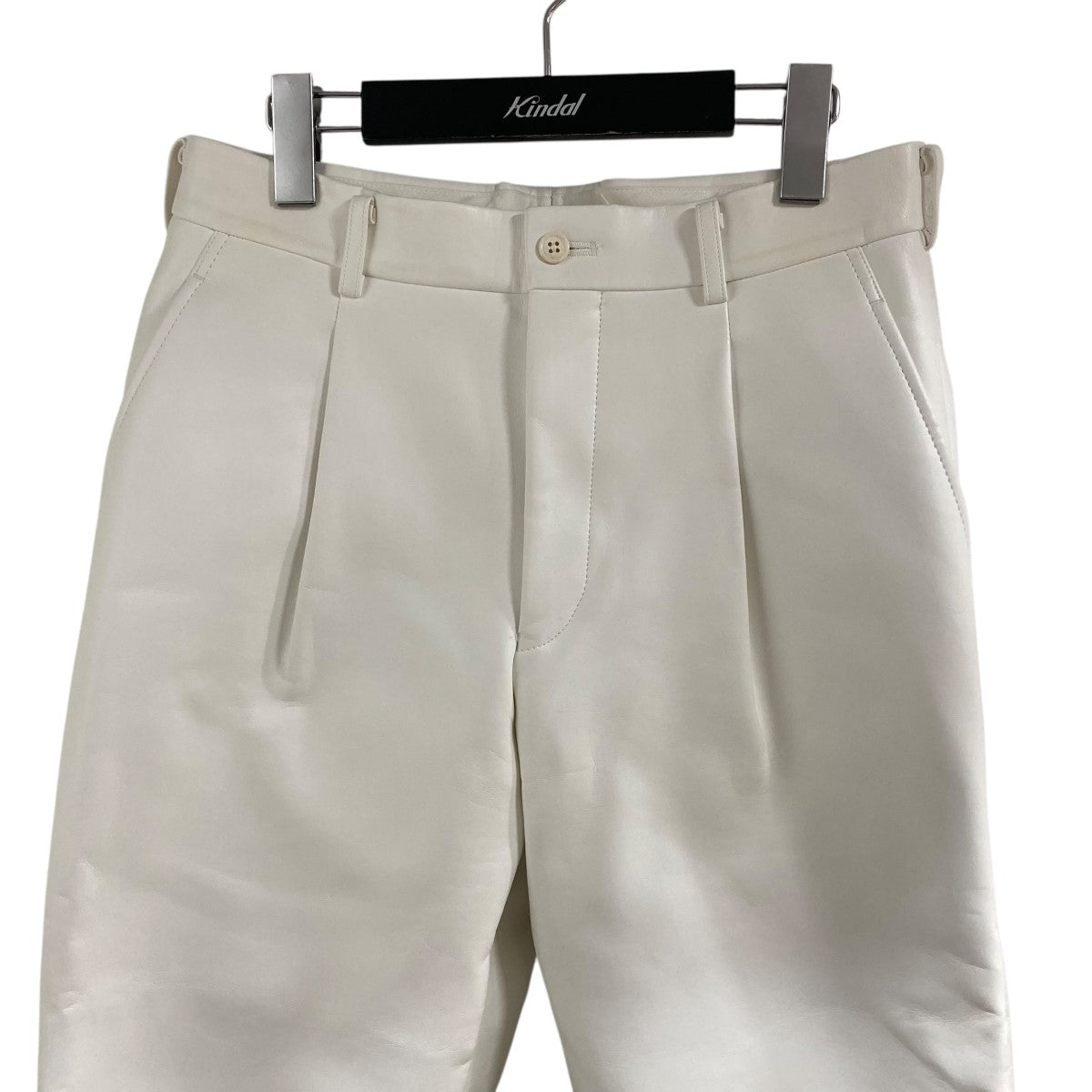 COMME des GARCONS HOMME PLUS フェイクレザーパンツ 古着・中古-2枚目のアイテム画像