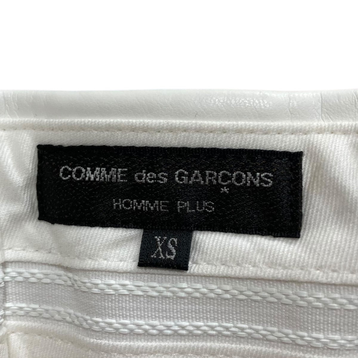 COMME des GARCONS HOMME PLUS フェイクレザーパンツ 古着・中古-8枚目のアイテム画像