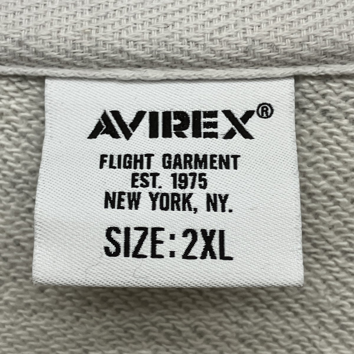 AVIREX ジップアップスウェット783-5130017 古着・中古-3枚目のアイテム画像