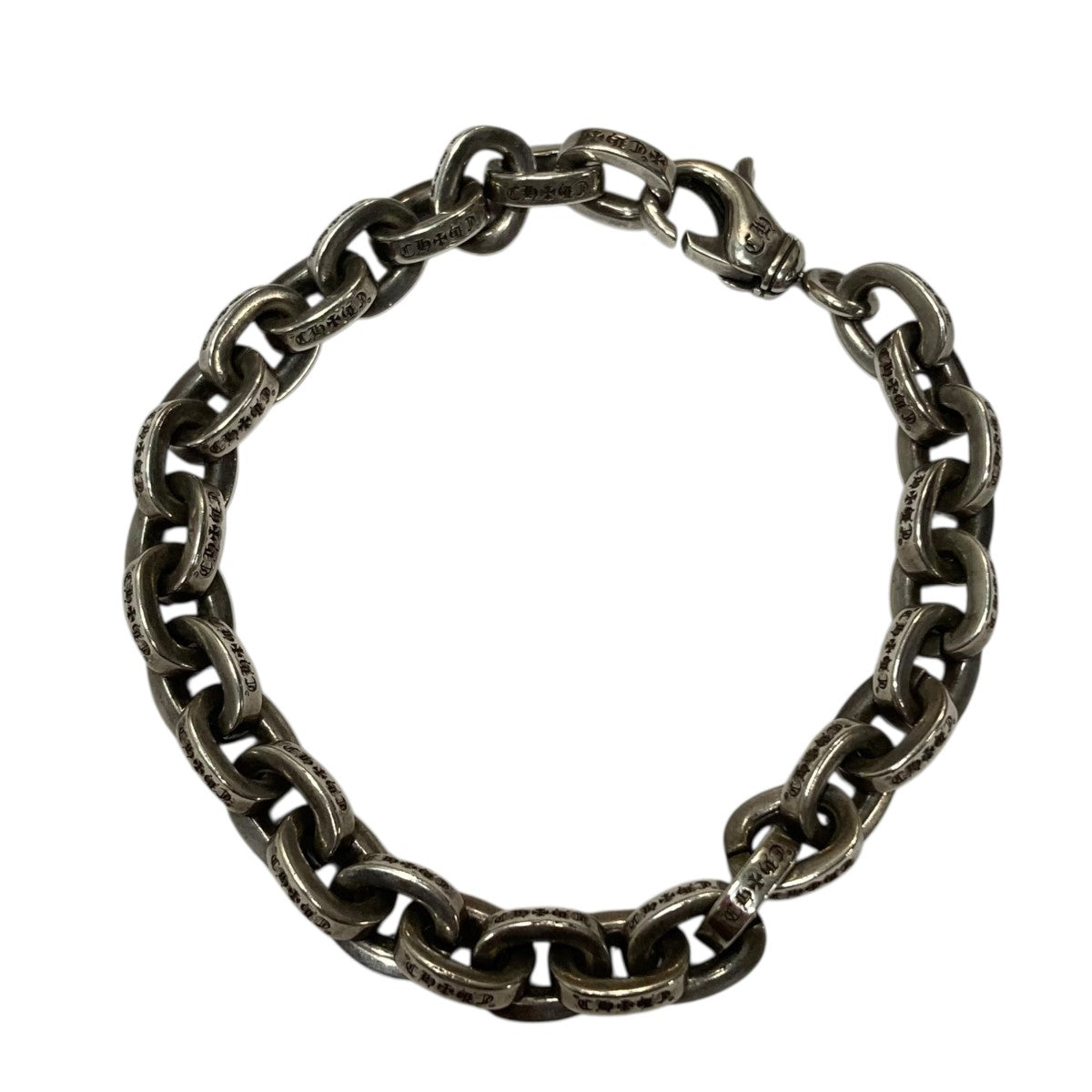 クロムハーツ　ブレスレット　ラージペーパーチェーン　シルバー　7inch 中古 CHROME HEARTS CHROME HEARTS 銀座店 クロムハーツ ラージ ペーパーチェーン ブレス 7