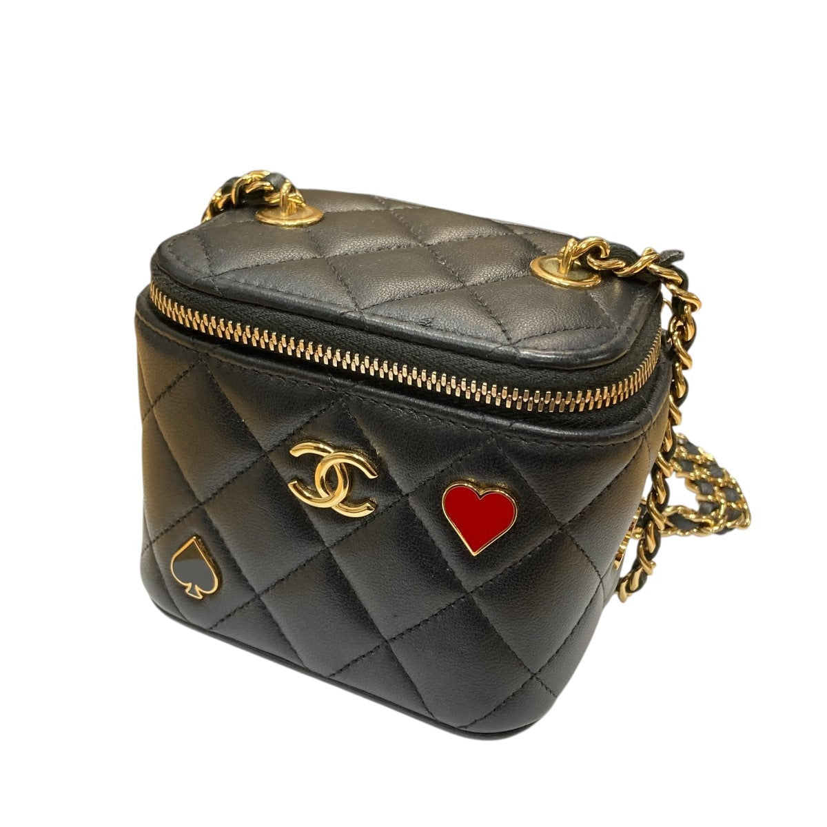CHANEL スモール バニティ チェーンショルダーバッグ 古着・中古-1枚目のアイテム画像