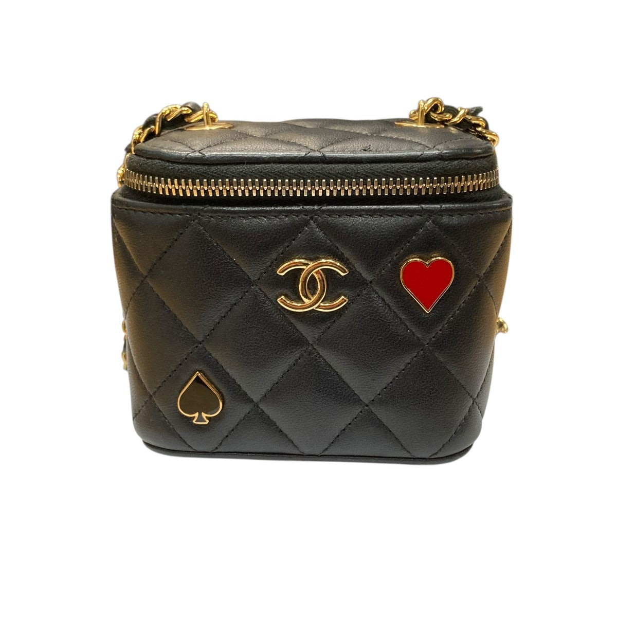 CHANEL スモール バニティ チェーンショルダーバッグ 古着・中古-2枚目のアイテム画像